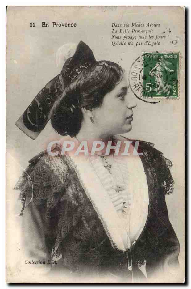 Folklore - Costumes - En Provence - Femme - CPA 