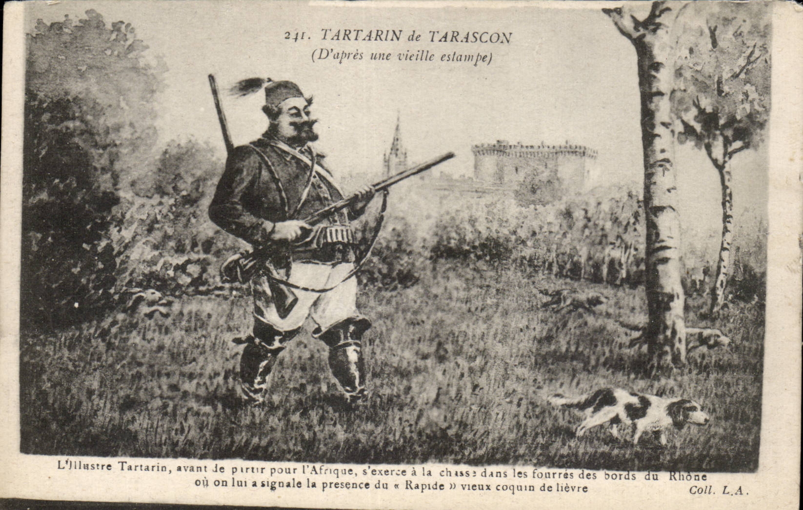 Tartarin de Tarascon — avant son départ pour l'Afrique — éditeur L.A. n°241