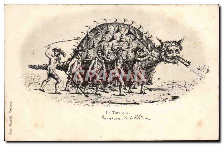 La Tarasque — Tarascon, B.d. Rhône — Plot Blanchin