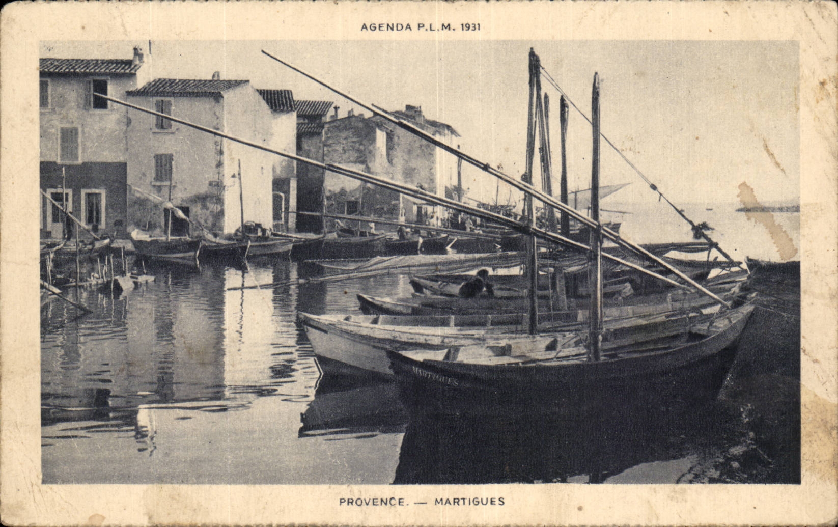 Martigues - Provence - Bateau - Boat - CPA 