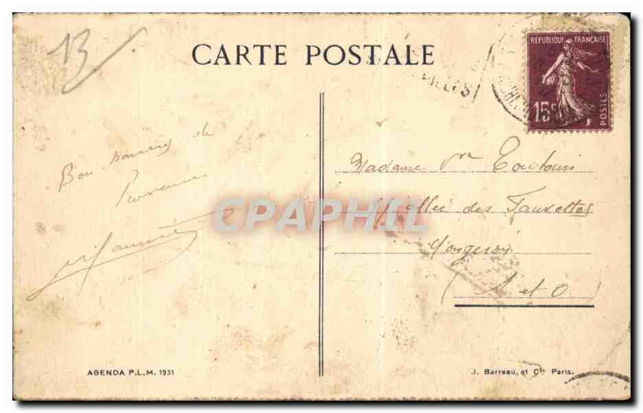 Martigues - Provence - Bateau - Boat - CPA  — Rückseite