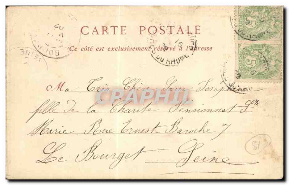 Martigues - L'Hopital des Marins - CPA  — Rückseite