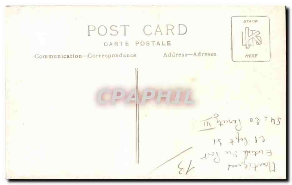Martigues - Estuaire du port 1931 Vue Generale - CARTE PHOTO  — Rückseite