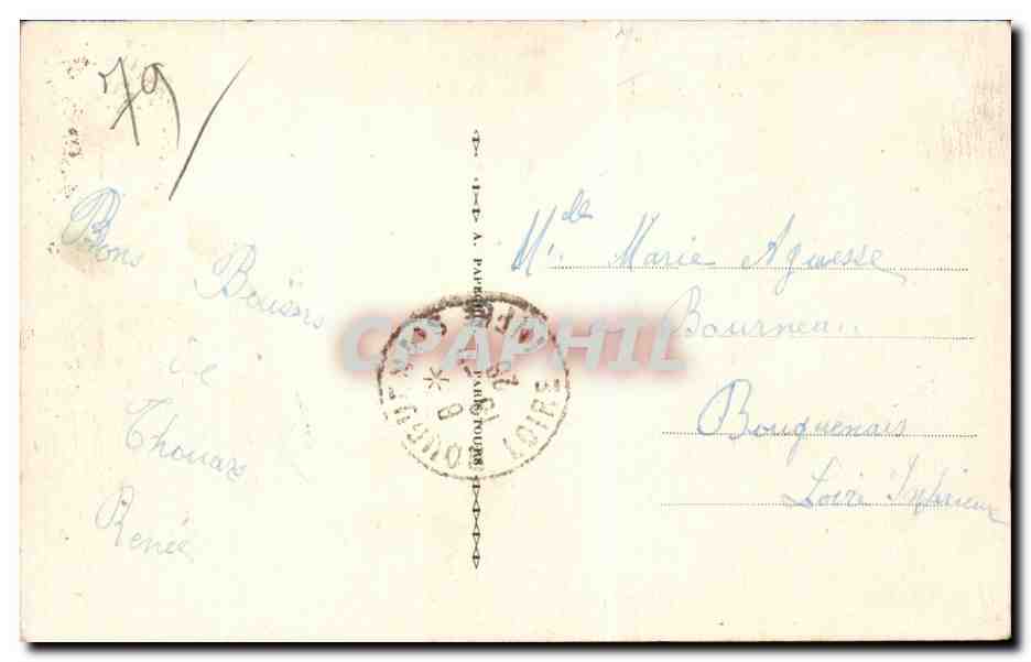 Thouars - La Gare - CPA  — Rückseite
