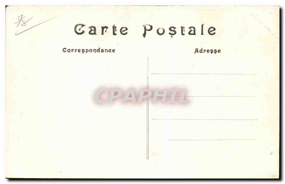 Vesinay - Asile National - Allee Centrale - CPA  — Verso