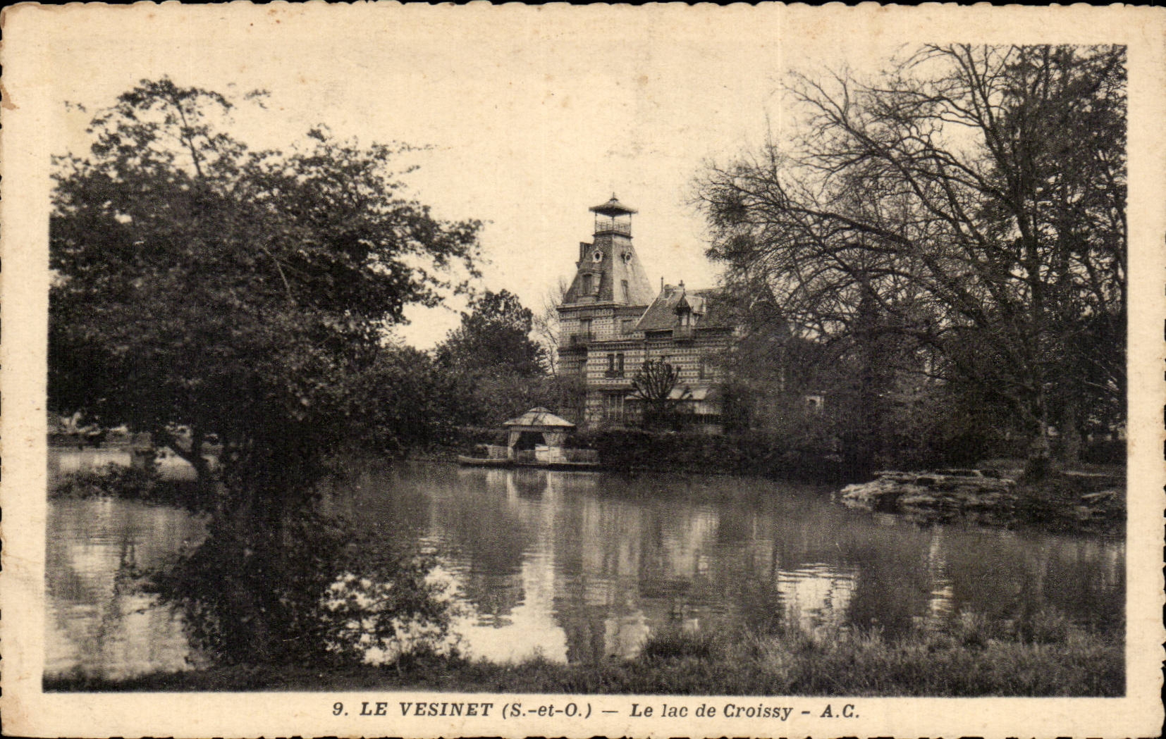 Le Vesinet (S.-et-O.) — Het meer van Croissy — A.C.