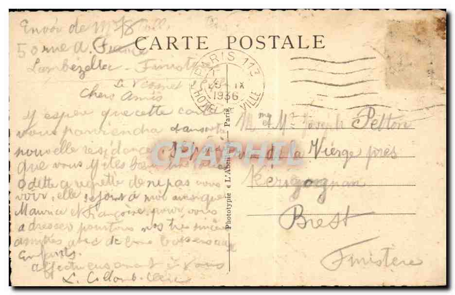 Le Vesinet (S.-et-O.) — Het meer van Croissy — A.C. — Achterkant