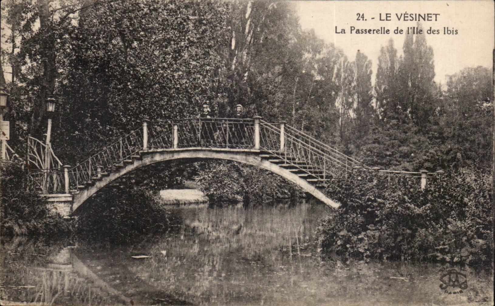 Le Vésinet — La Passerelle de l'Île des Ibises — Paris