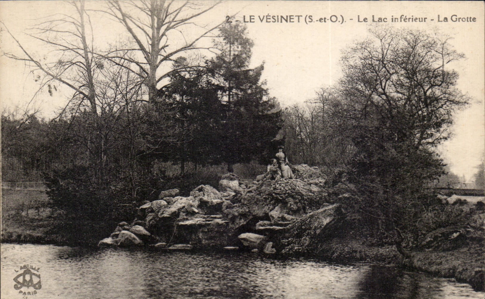 Le Vésinet (S.-et-O.) - Le Lac inférieur - La Grotte
