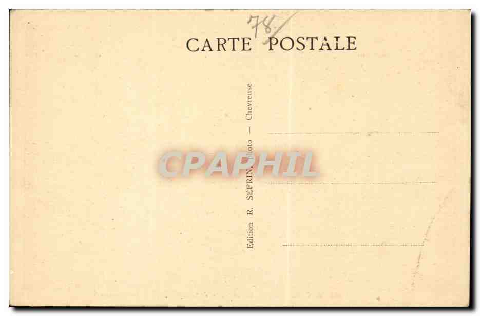 Dampierre - Le Chateau - Vallee de Chevreuse CPA  — Back