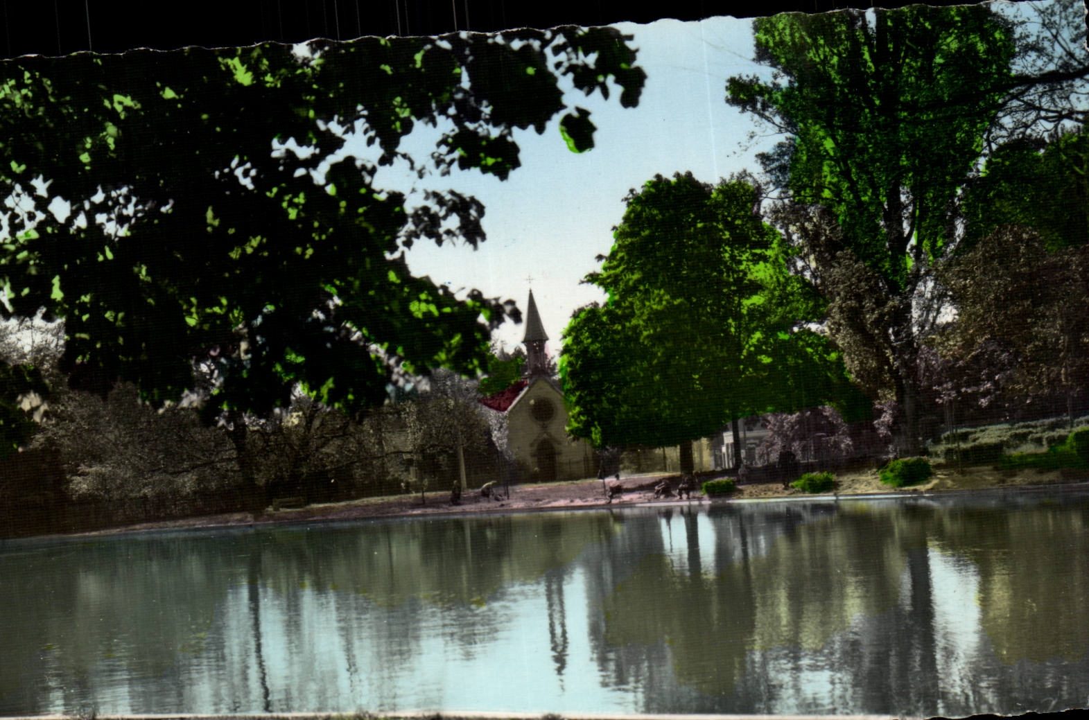 Le Vesinet - Le Lac de Croissy - Le Temple - CPA 