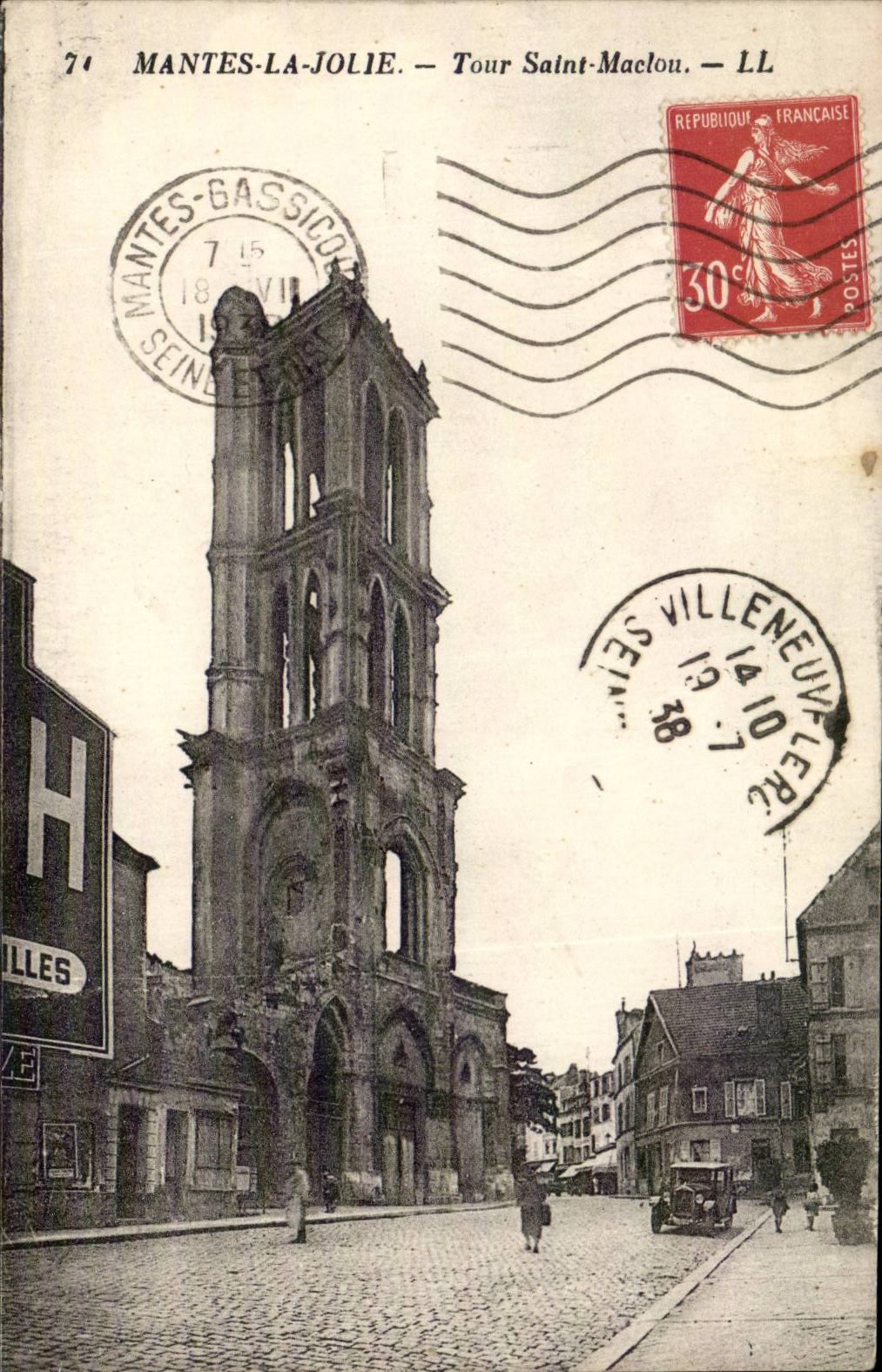 Mantes-la-Jolie — Tour Saint-Maclou — LL