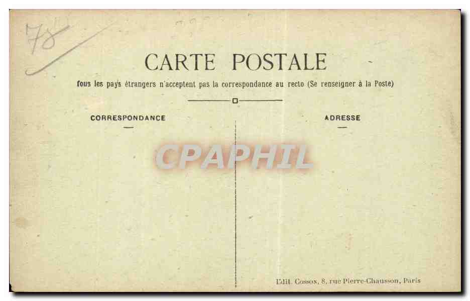 MANTES-la-JOLIE — Panorama pris de Notre-Dame (Ouest) — C M — Verso