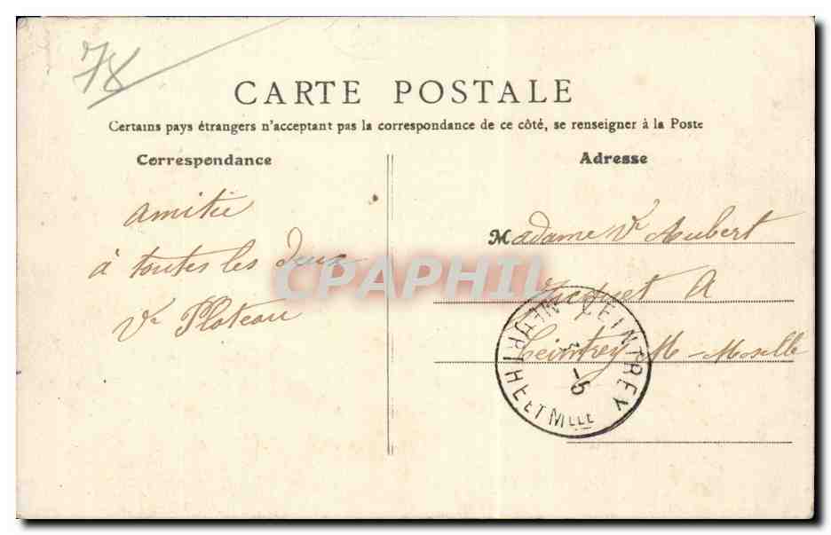 Mantes-la-Jolie (S.-et-O.) — Vue générale — B.F., Paris — Rückseite