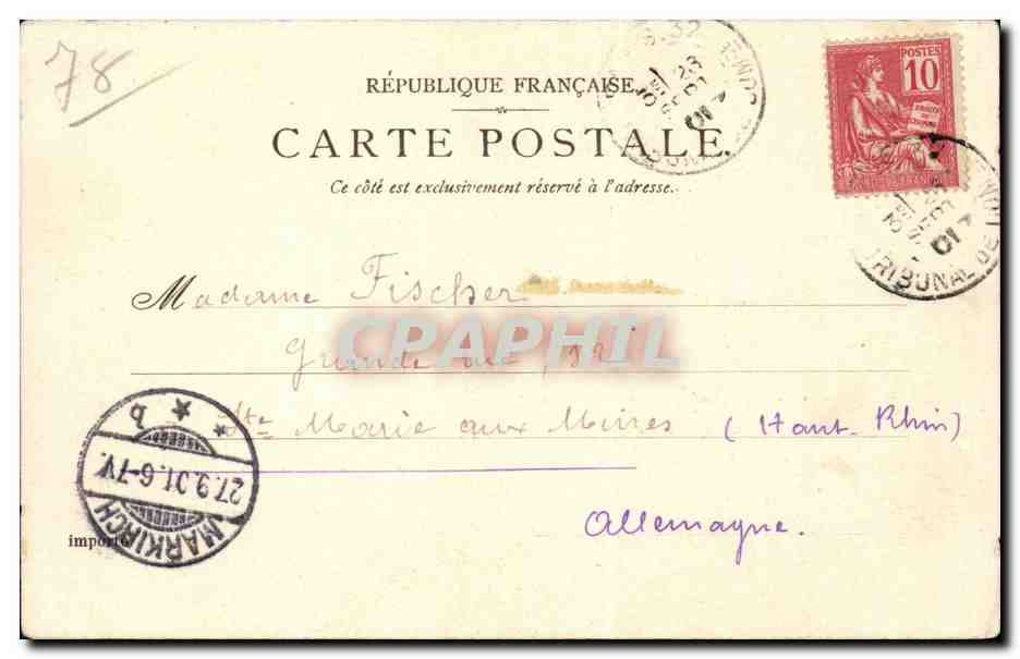 Marly le Roi - L'Abreuvoir de l'Ancien Chateau Royal - CPA  — Back