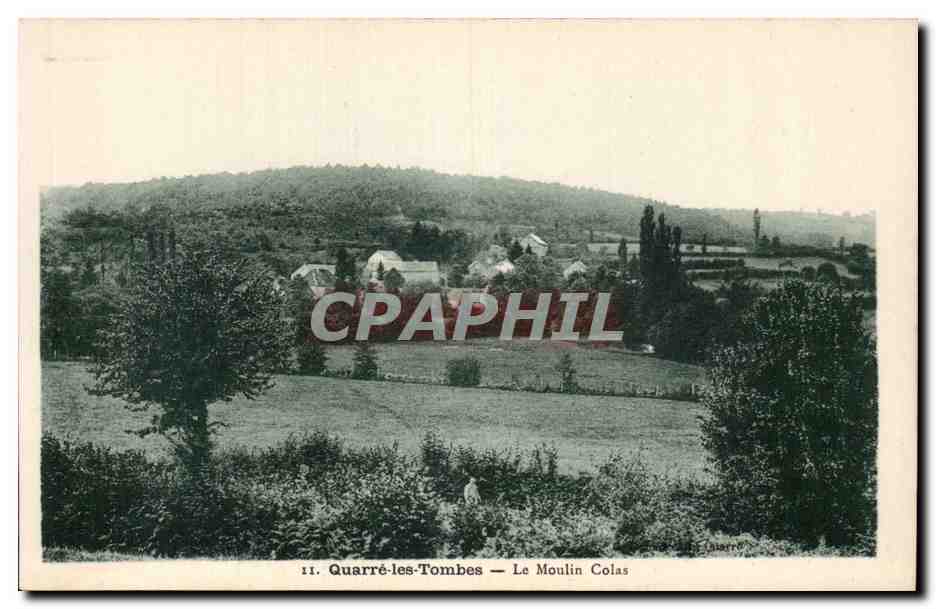Quarre les Tombes - Le Moulin Colas - CPA 