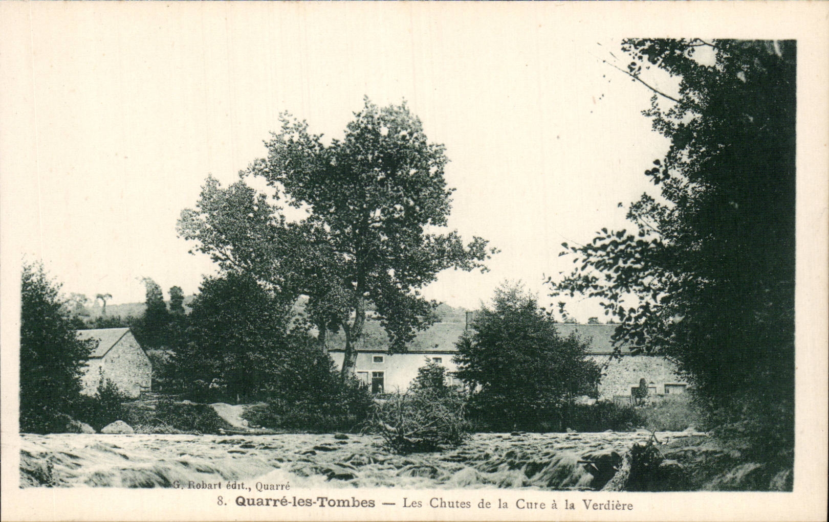 Quarre les Tombes - Les Chutes de la Cure - CPA 