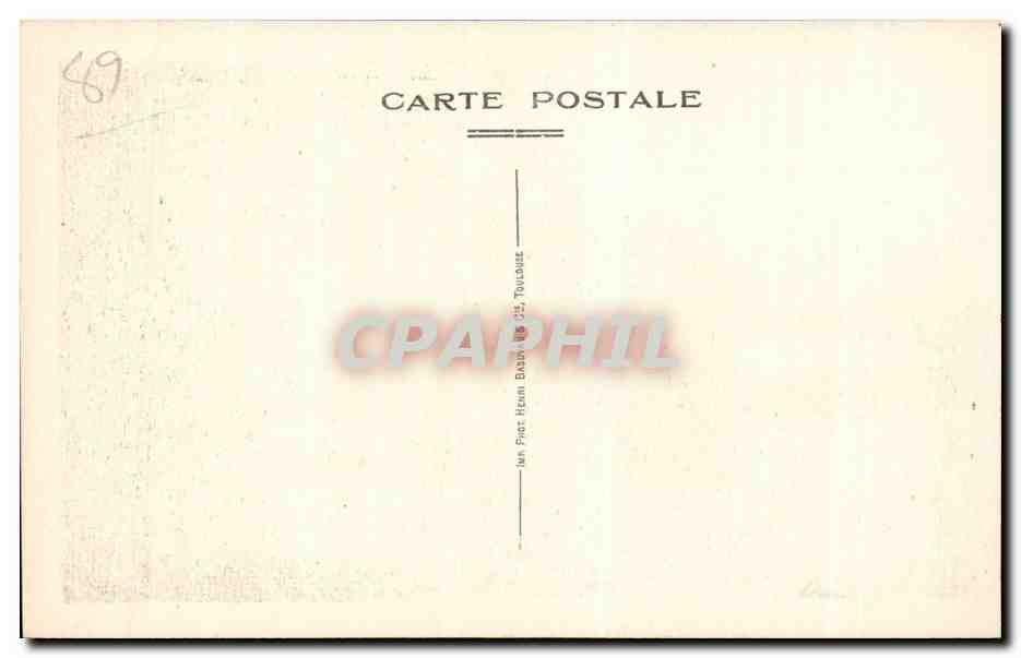 Quarre les Tombes - Les Chutes de la Cure - CPA  — Back