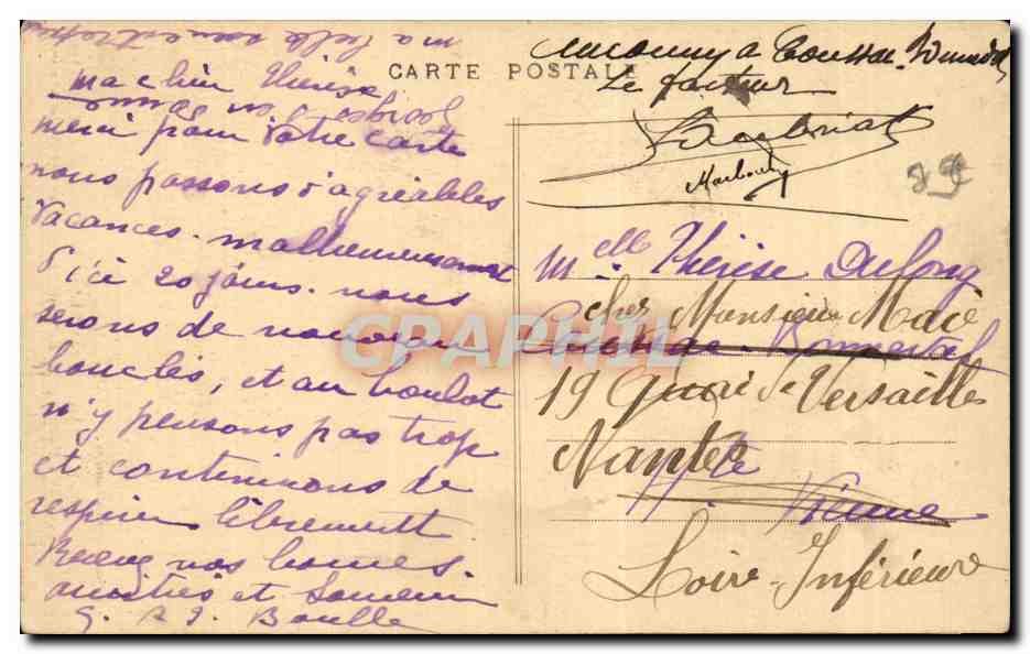 Le Morvan Pittoresque - Les Gorges de l'Yonne - CPA  — Verso