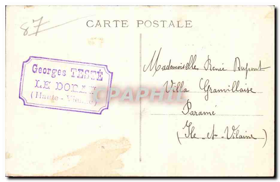 Saint Yrieix - Chevet de l'Eglise - CPA  — Back