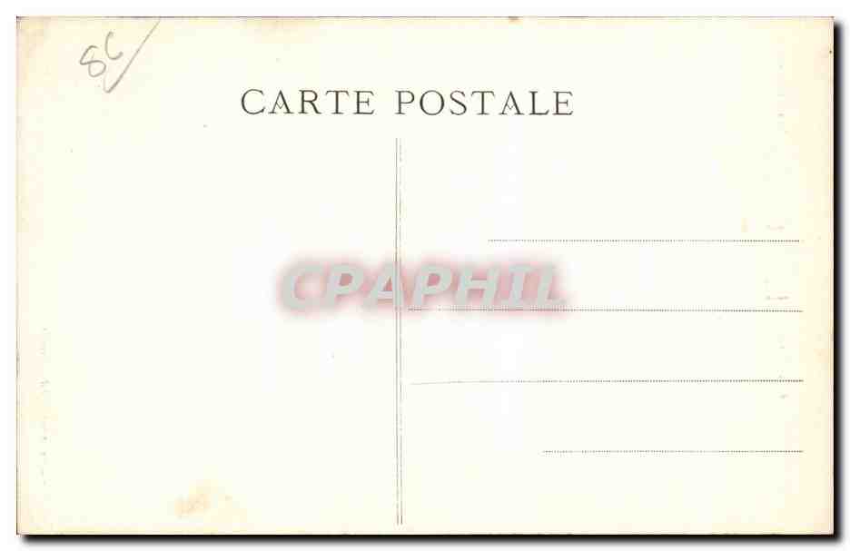 Environs de Chatellerault - Ruines de la Tour de Beaumont - CPA  — Back