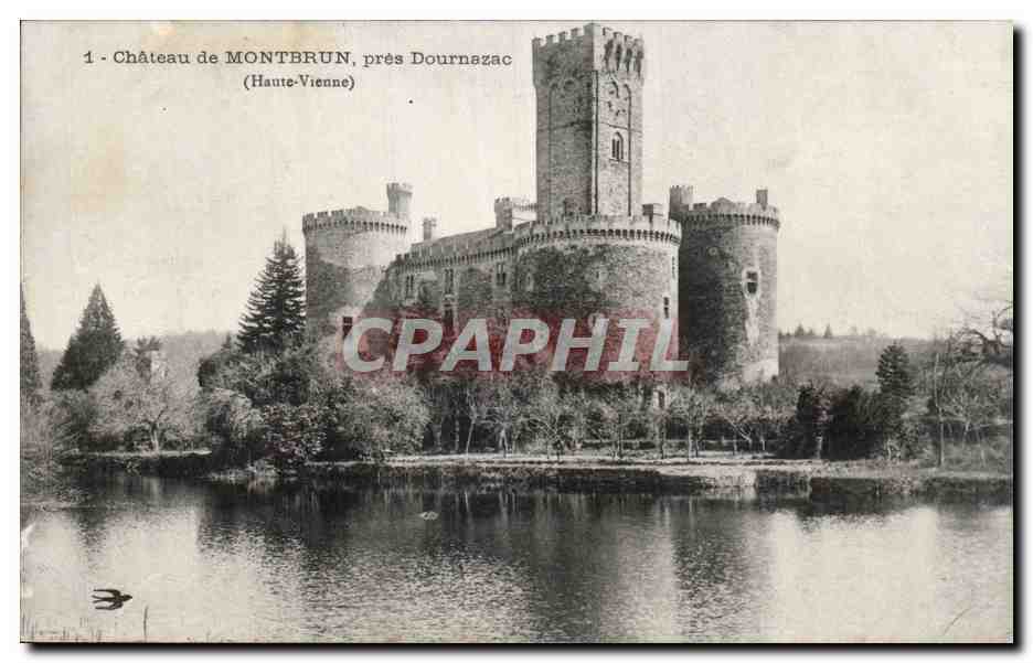 Chateau de Montbrun - pres Dournazac - CPA 