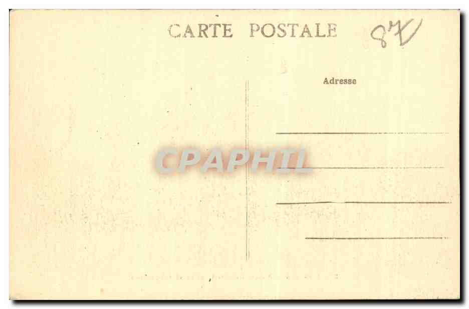Limoges - Nouvel Hotel des Postes et Telegraphes - CPA  — Rückseite