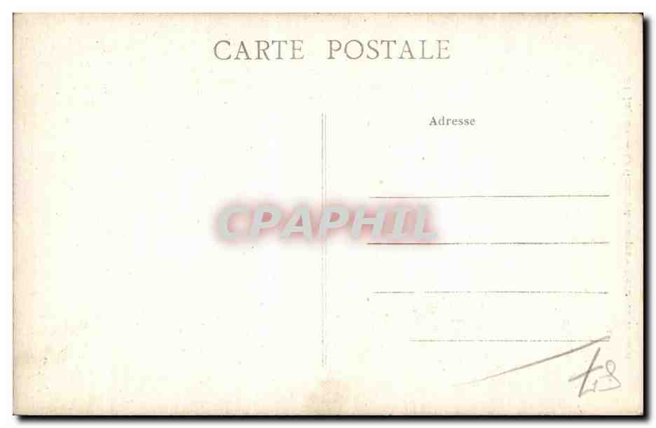 Saint Junien - Medaillon de Corot - enfant - CPA  — Back