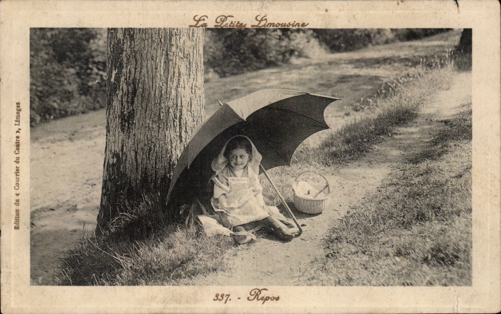 Fantaisie - Enfant - Repos - La Petite Limousine - CPA 