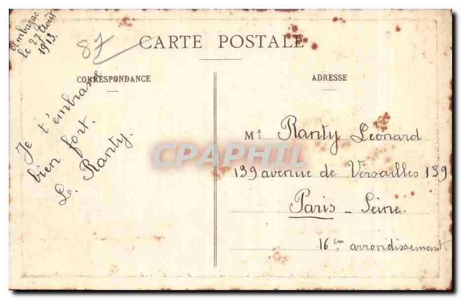 La Vienne à travers les sapins — En Limousin — Édition du « Courrier du Centre », Limoges, n° 389 — Reverso