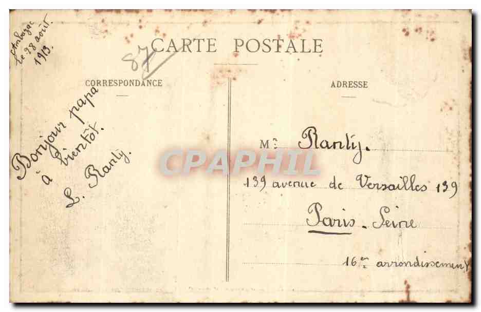 En Limousin — Paysage d'hiver — Éditions « Courrier du Centre », Limoges, n° 331 — Rückseite