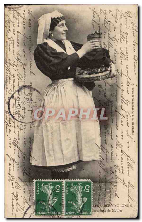 Folklore - Costumes - Les Sables d'Olonne - Femme - CPA 