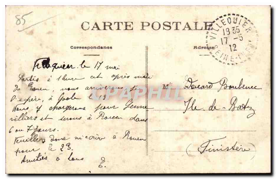 Folklore - Costumes - Les Sables d'Olonne - femme - CPA  — Verso