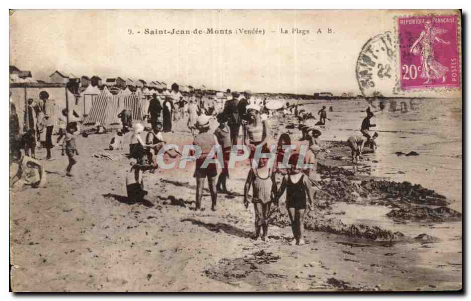 CPA Saint Jean de Monts la plage