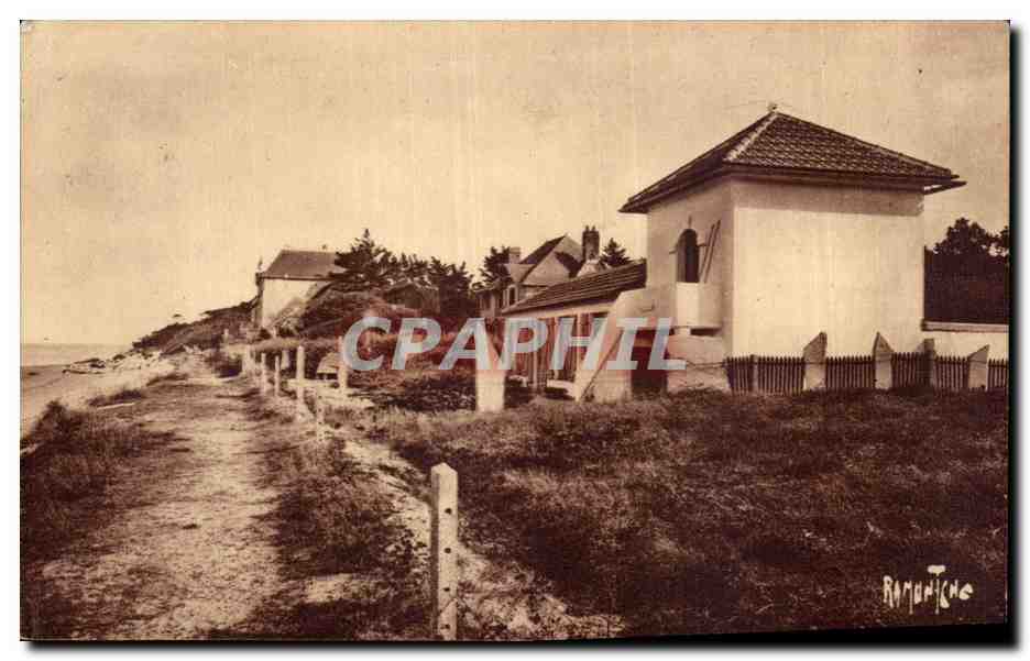 CPA Ile de Noirmoutier vers le blanc Moutier