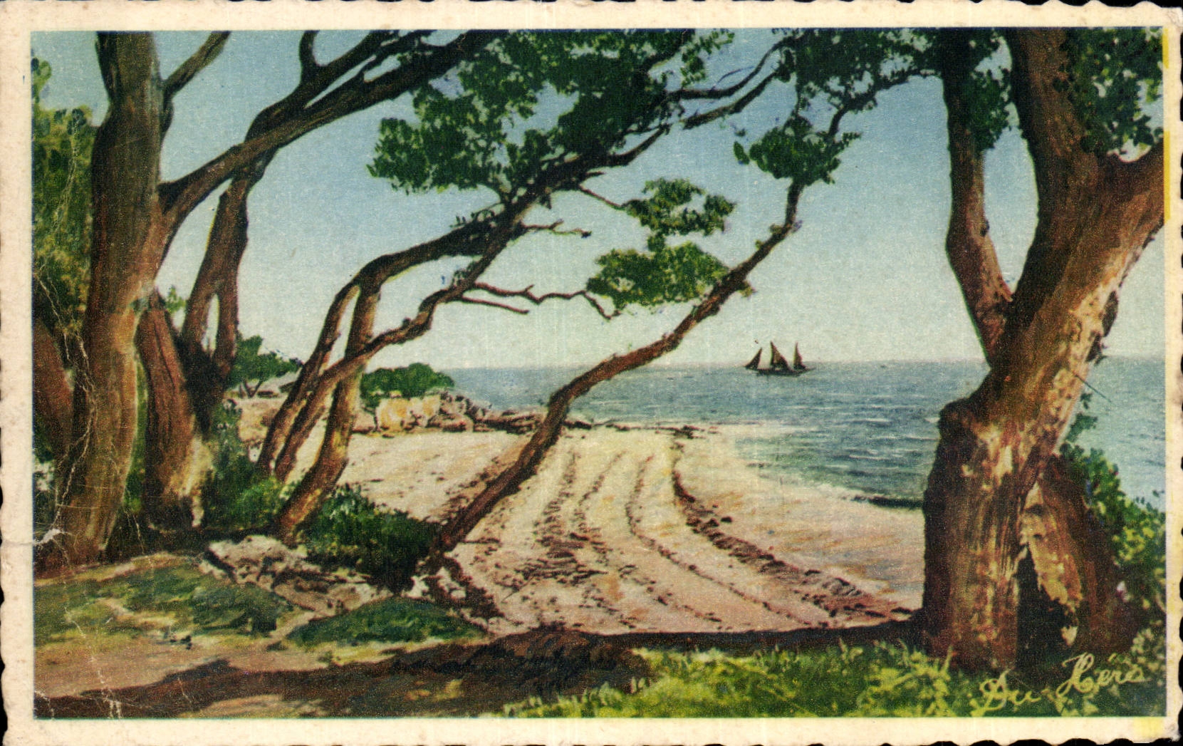 Bois de la Chaize — Ile de Noirmoutier — Édit. Dethanieux