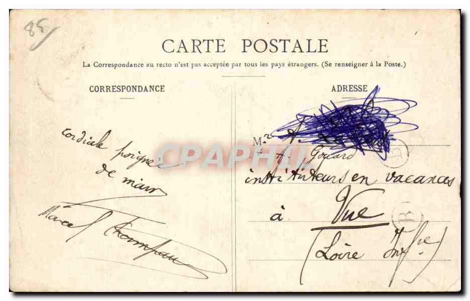 Luçon (Vendée) — Le Collège — Édition de Grand-Parisien, n°6 — Rückseite