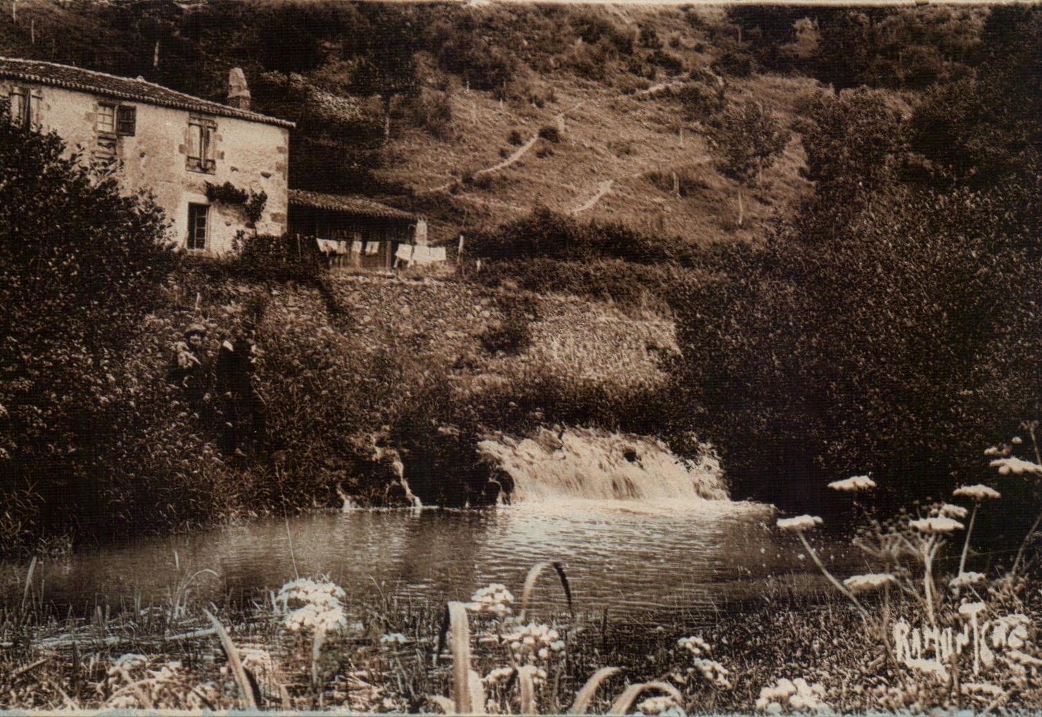 CPA Environs de Fontenay le Comte Foret de Mervent Le moulin neuf