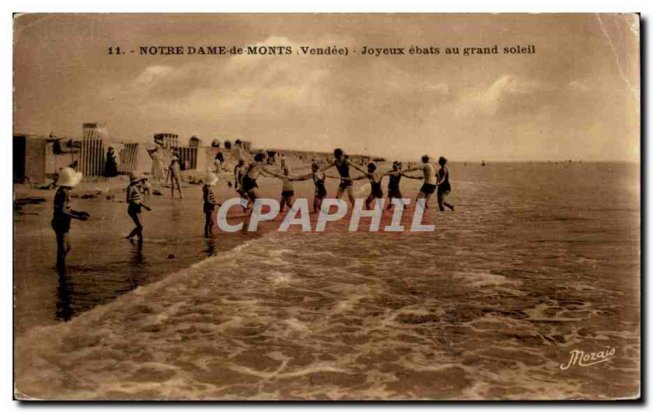 NOTRE DAME-de-MONTS (Vendée) - Joyeux ébats au grand soleil — Morais