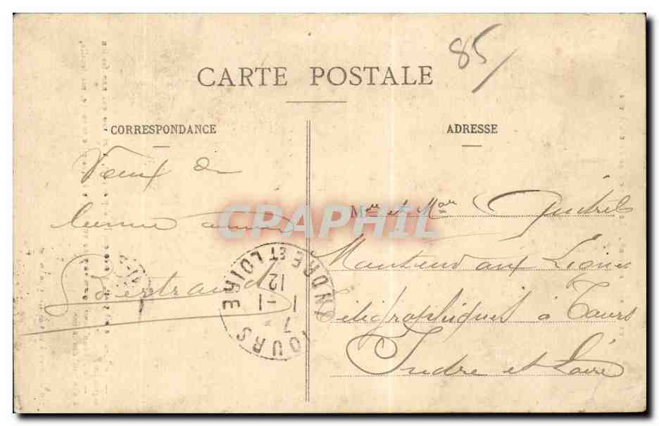 A los Marais Vandéens — Le Bounett al Padre Gibretia — Colección Boutain, Croix-de-Vie — Reverso