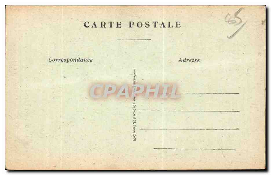 Vouvant (Canton de La Châtaigneraie - Vendée) — rue des Merciers, La Poterne — R. Bergevin, édit., 66, rue des Merciers La Rochelle — Rückseite