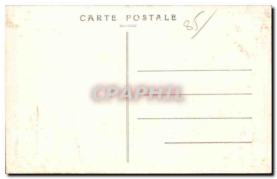 La Danza de los Pequeños Agricultores — Croix-de-Vie — Coll. Boutain, n° 167 — Reverso