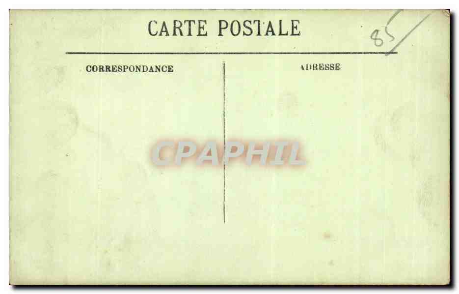 CPA Sables d'olonne Type de jeune sablaise Folklore Enfants — Verso