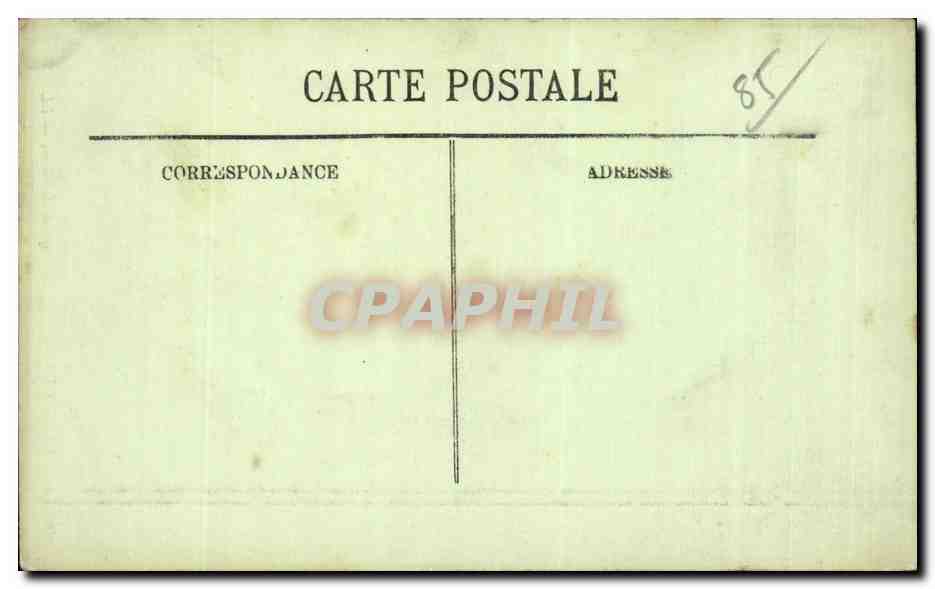 CPA Sables d'olonne Type de sablaise Folklore Femme — Verso