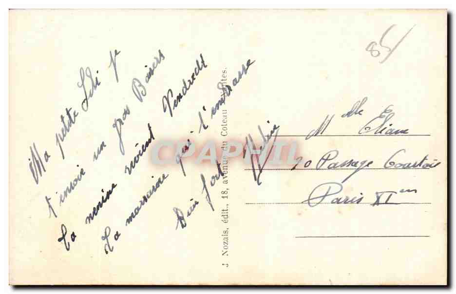 CPA au pays Maraichin Folklore Enfants — Verso