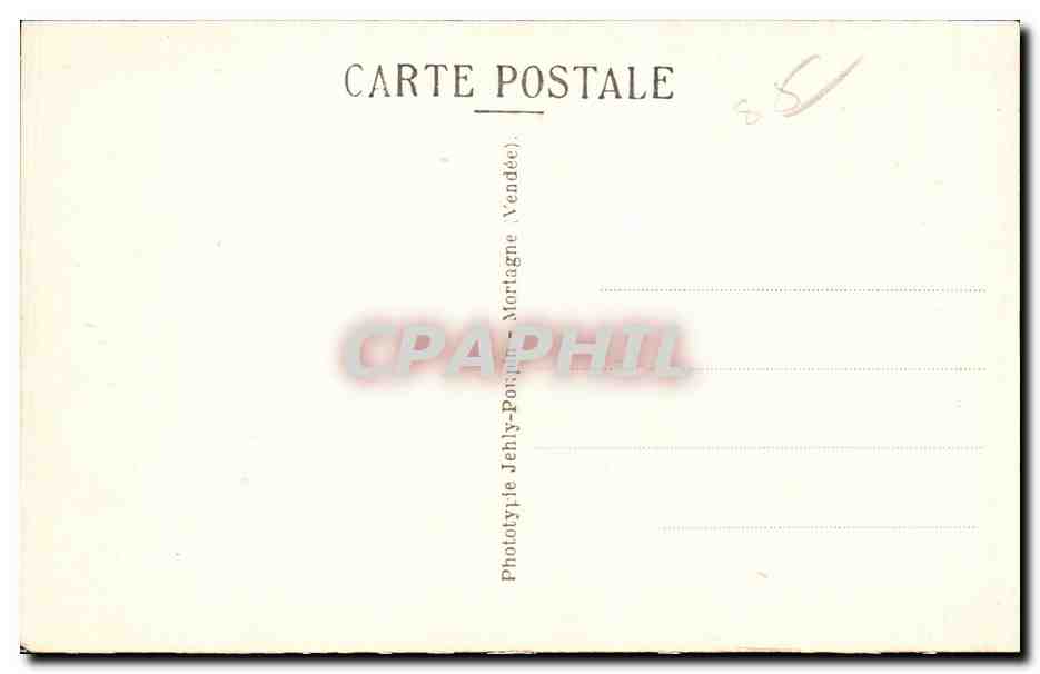 CPA Plage de Saint Gilles Vue prise de la Villa Notre Dame — Rückseite