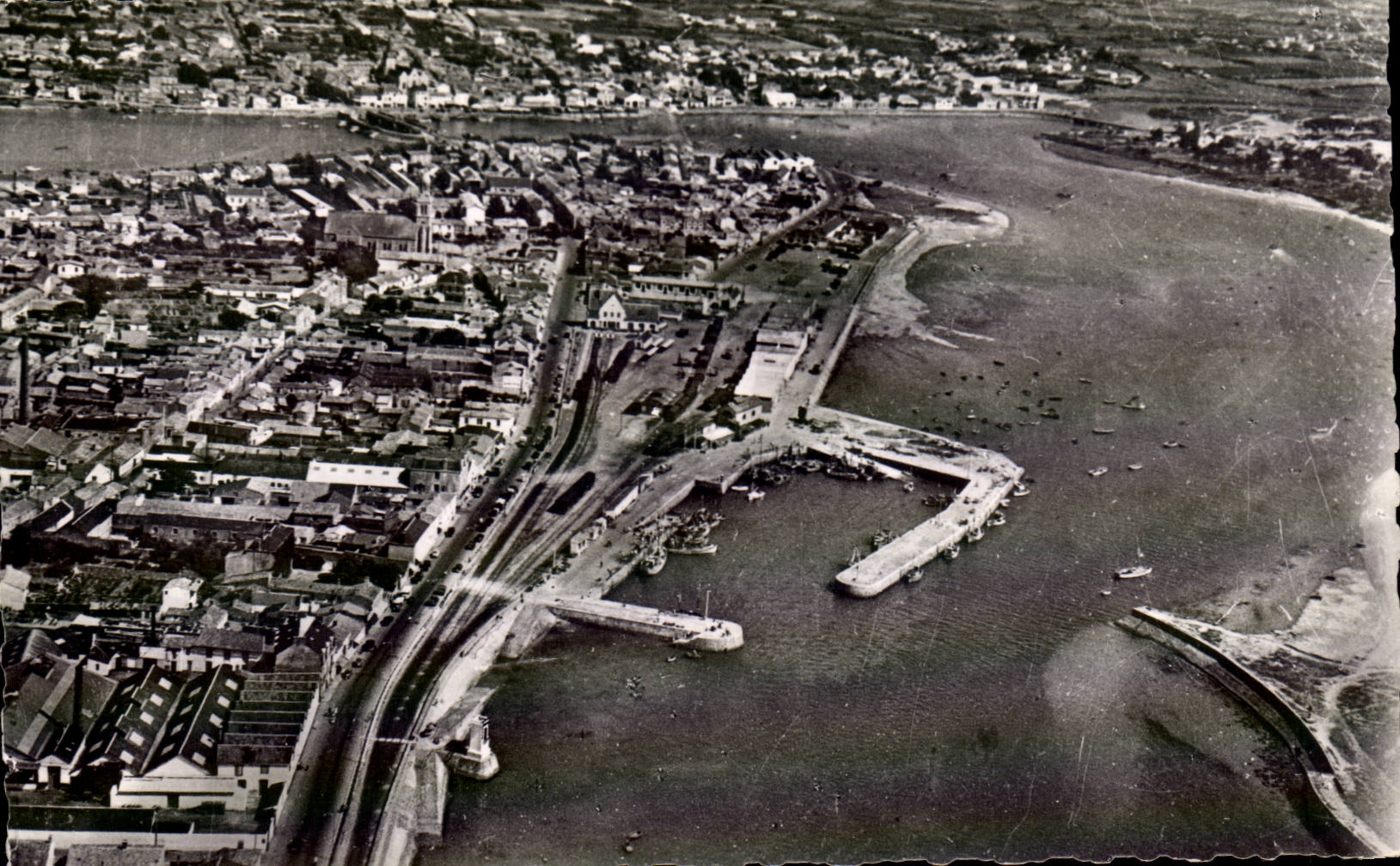 CPSM Saint Gilles Croix de Vie Vue aerienne