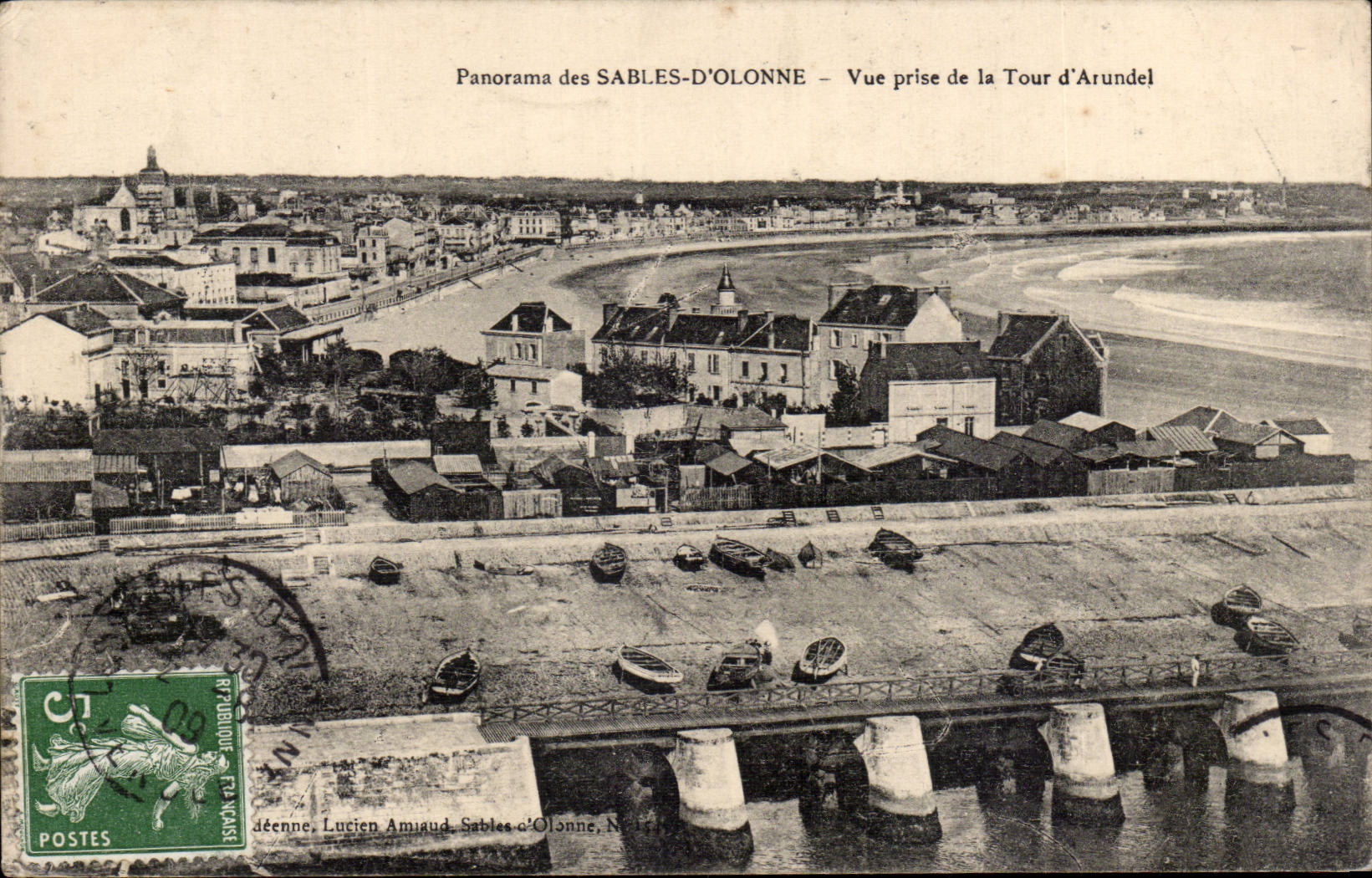 Sables-d'Olonne — Panorama aus der Arundel-Turm — Jéenne, Lucien Amigaud