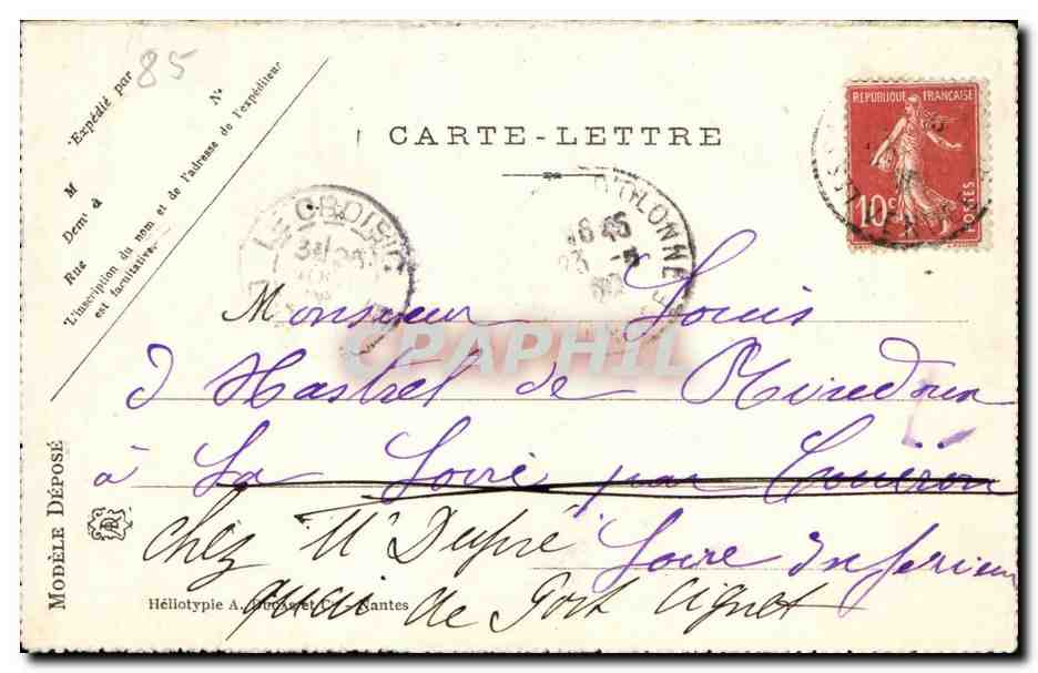 Les Sables-d'Olonne — Promenade à ânes sur la Plage — Nouvelle Collection, Lucien Auland, N° 2231 — Verso