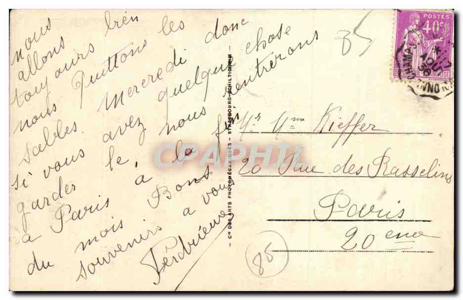 CPA Les Sables D'olonne Sablaise ( folklore costume coiffe ) — Back